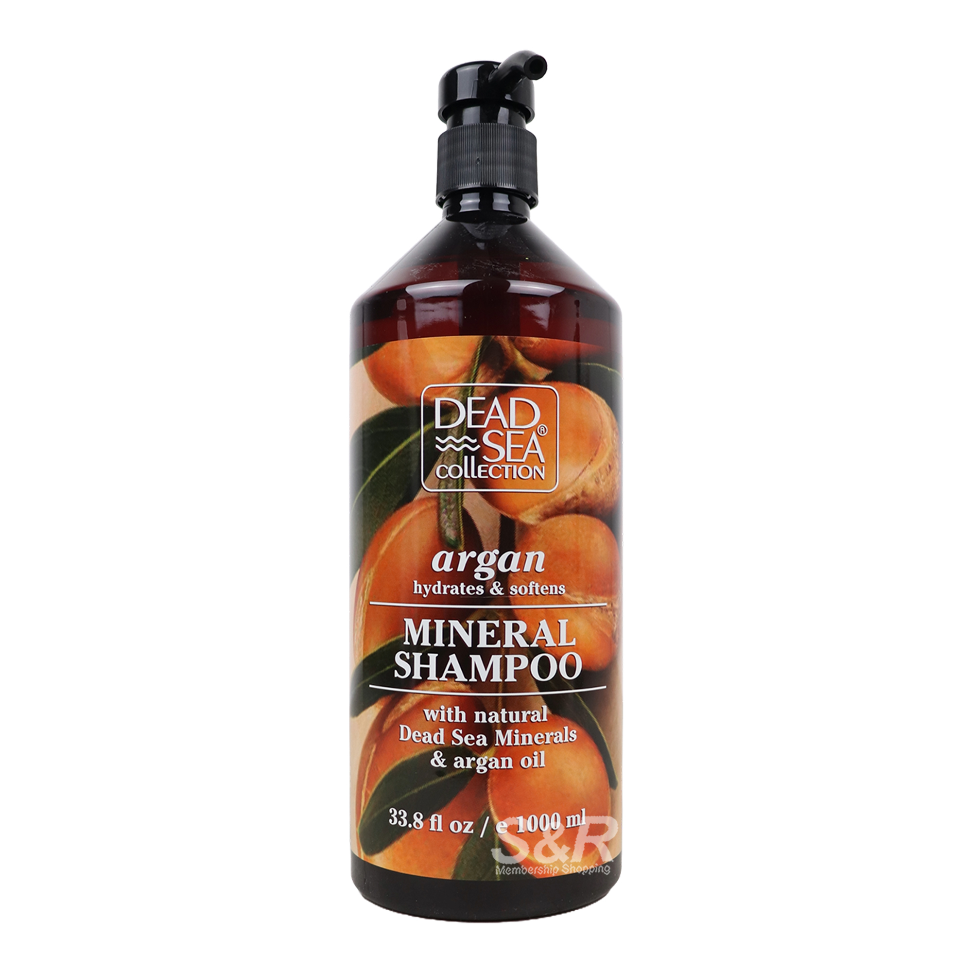 Dead Sea Collection Argan Mineral Shampoo with Dead Sea Minerals 1L Dead Sea Collection Argan Mineral Shampoo with Dead Sea Minerals 1L